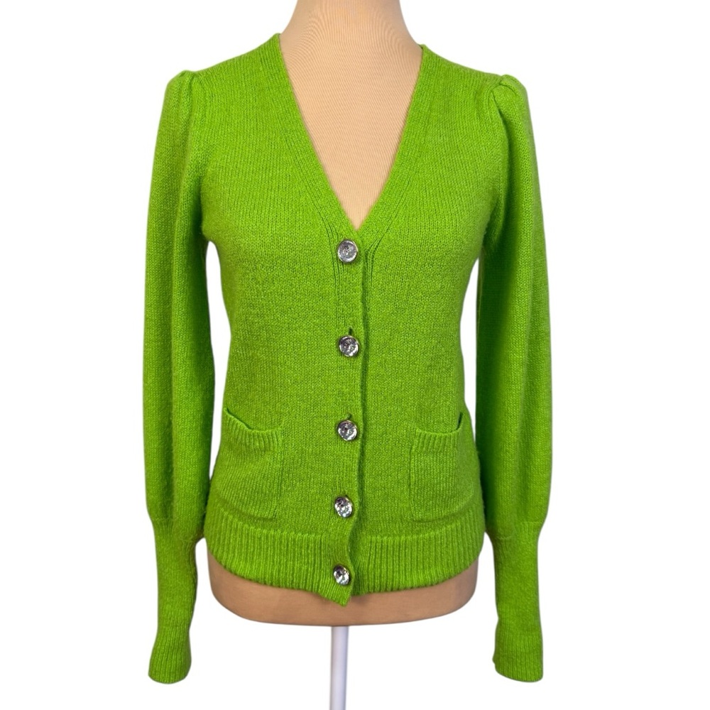 Lilly Pulitzer Angeli Sweater Cardigan Fresh Citrus Button-up XS EUC ✨💚